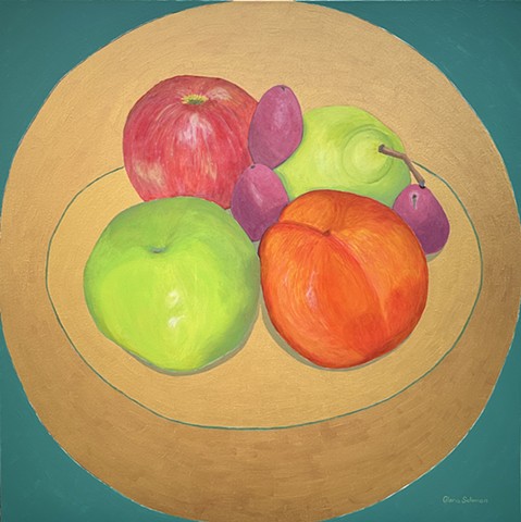 Fruit Plate, Gold