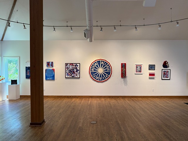 Active Shooter Directions #20 in Red, White, Blue show at Community Arts Center, Wallingford, PA, USA