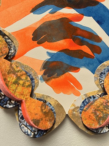Study in Blue/Orange (detail)