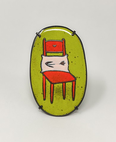 Chair Brooch