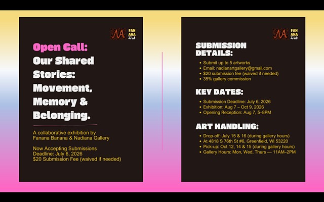 Exhibitions & Art Submissions