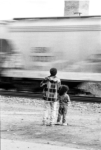 "Watching the Union Pacific, West Allis, 7 October" By Ethan Sorge 