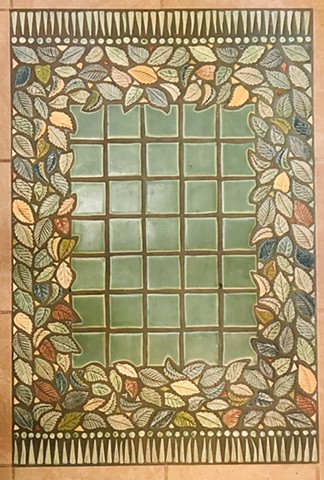 Clay Mosaic and Tile Rug
