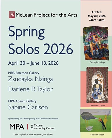 MPA SPRING SOLOS Artist Talk this Saturday May 30 