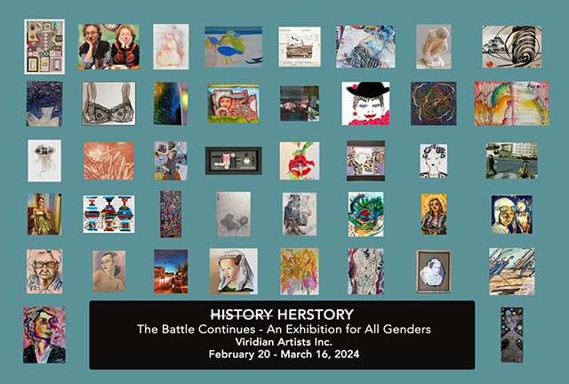 Feb 20 - Mar 16: HERSTORY at ViridianArtists, New York, NY