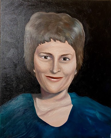 Christine Clarke The Fallen killed by a driver who tried to drive through a port workers picket line in Lyttelton in 1999, Painted by Heleyni Partley