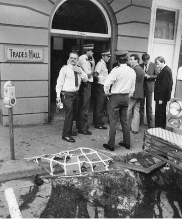 Trades Hall Bombing Motor Industry Paid Sick Leave