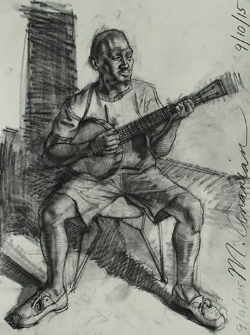 Clawhammer Banjoist