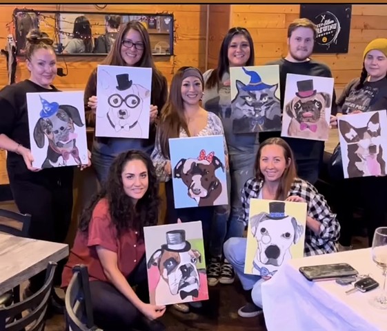 Halloween Pet Paint Nite