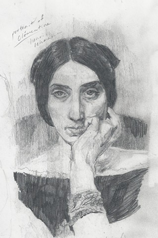 portrait of clémentine (after lehmann)