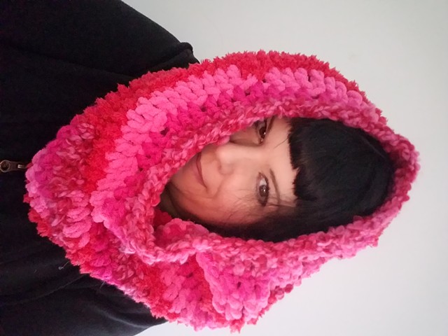 Repurposed Crochet Hood