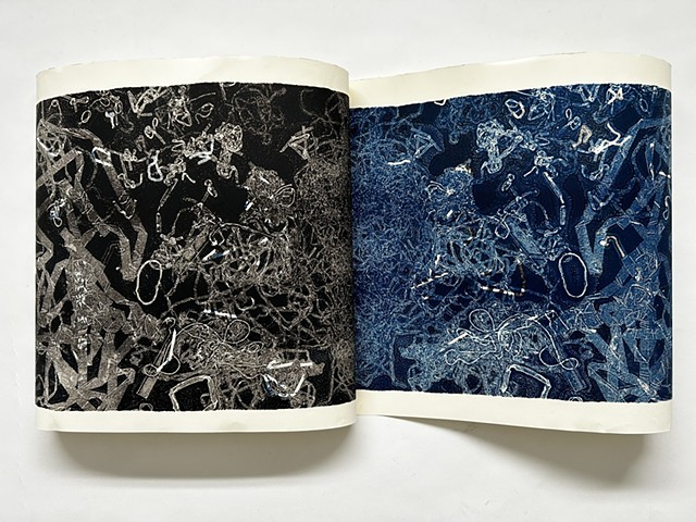 pages of fiber shadows