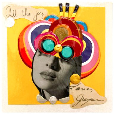 All the Joy, Love Joyce, Small Work Art by Emily Cammarata, The Artist.