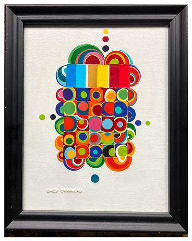 A Seat at The Table # 1, On Pro Canvas Panel framed by Emily Cammarata. 