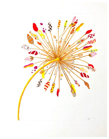 Blossoming, Drawing Illustration by Emily Cammarata, The Artist.