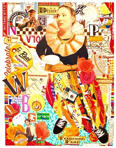 Traditional Faire, Mixed Media on Strathmore board By Emily Cammarata.