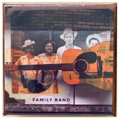 FAMILY BAND, Mixed Media Small Work Art by Emily Cammarata.