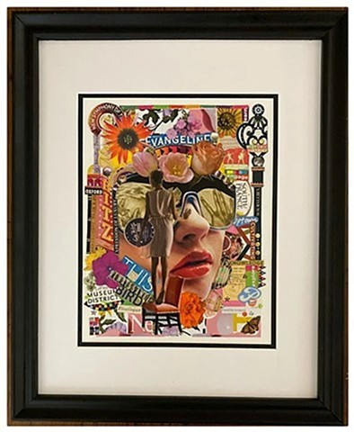 Evangeline. Mixed Media on Strathmore Board by Emily Cammarata.