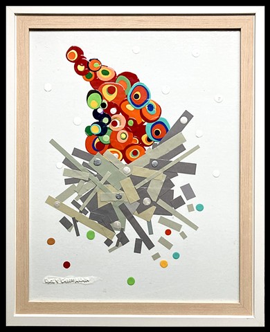 CRASH, Mixed Media Acrylic by Emily Cammarata