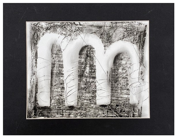 M and N, Oil stick on Bristol Board by Emily Cammarata.