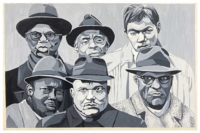 Faces in The Crowd, by EC, Emily Cammarata.