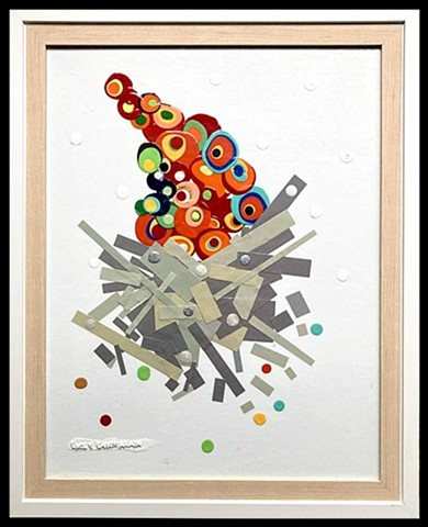 CRASH, Mixed Media Acrylic by Emily Cammarata