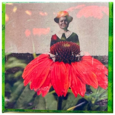 Mary Ellen, Mixed Media Small Work Art by Emily Cammarata.