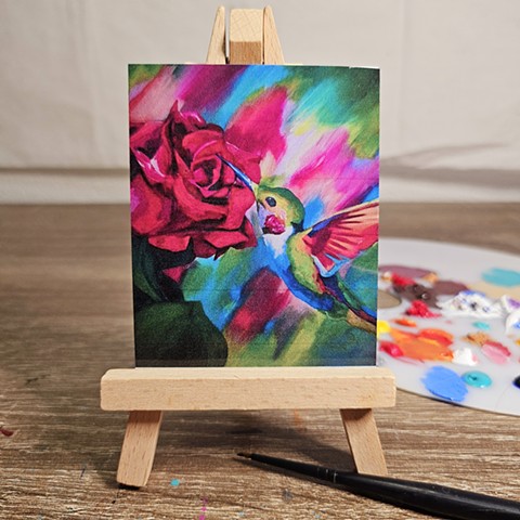 hummingroseWPsticker