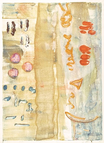 Orange, Pink, Blue Dots and Dashes