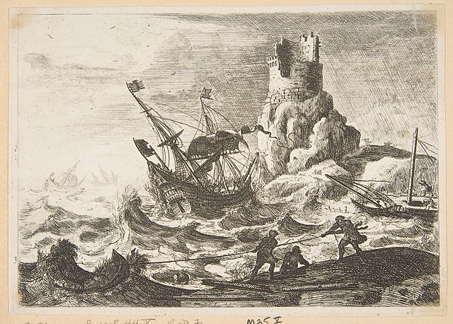 'La Naufrage' (The Shipwreck) by Claude Lorrain