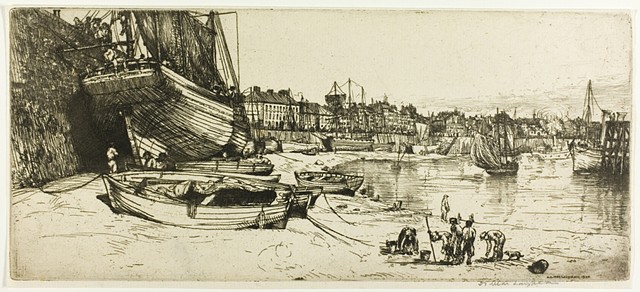 'Le Port de Boulogne-sur-Mer' by Donald Shaw MacLaughlan