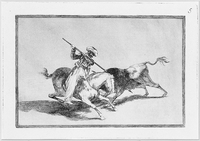 'The Spirited Moor Gazul' by Francisco de Goya