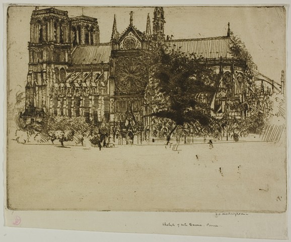 'Cathedral of Notre Dame' by Donald Shaw MacLaughlan