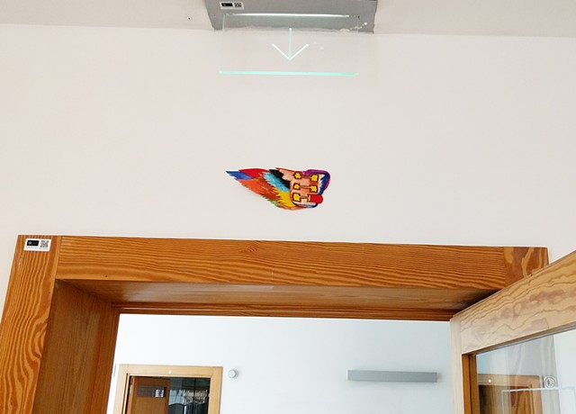 Installation view of Palimpsest Obsessed at Estúdio UM, School of Architecture, University of Minho, Guimarães, Portugal