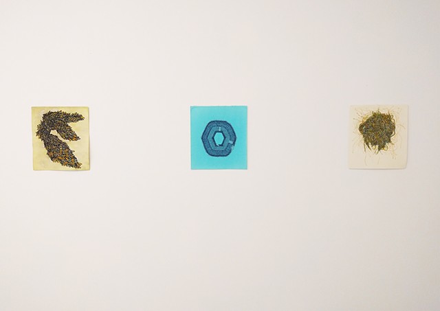 Installation view of Palimpsest Obsessed at Estúdio UM, School of Architecture, University of Minho, Guimarães, Portugal