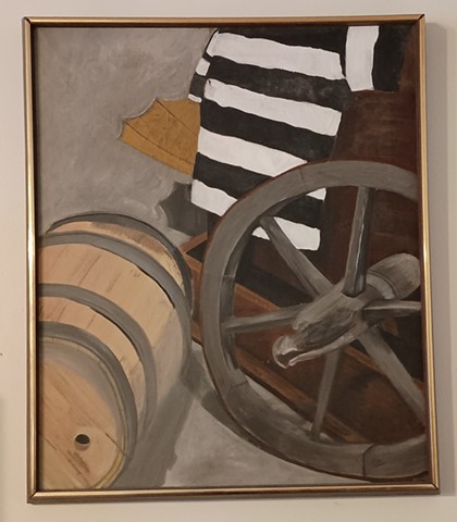 Barrel still life