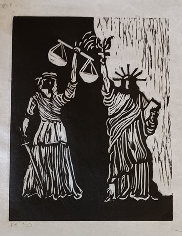 With liberty and justice for all ..