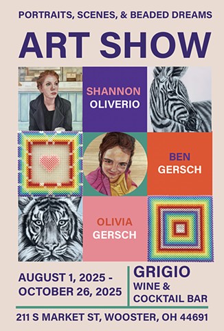 Portraits, Scenes, & Beaded Dreams - A Family Art Show