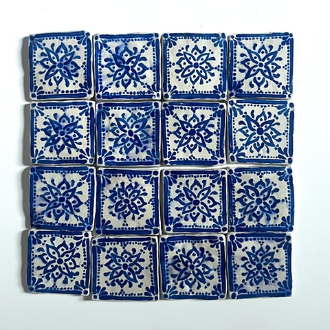 💙Cobalt oxide tiles 💙