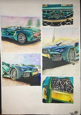 Car collage 