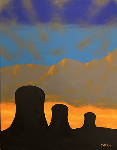 Three-Tower Sunrise