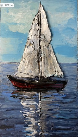 Red Sailboat
