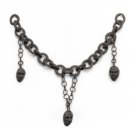 Aboriginal, first nations, aboriginal art, art, ceramic, sculpture, visual arts, contemporary art, Australian art, contemporary artist, female artist, chains