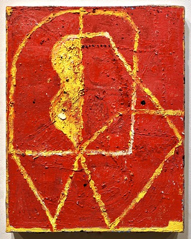 Yellow Structure with Red