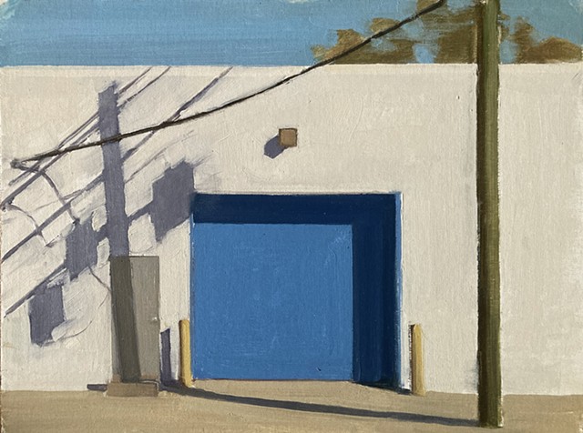 Blue Door Shadows