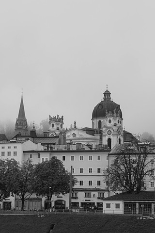 Fog Over Baroque Spires