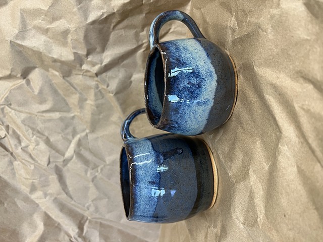 Blue Mug Set