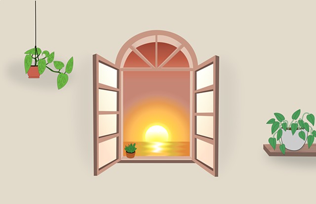 Sunset Window 