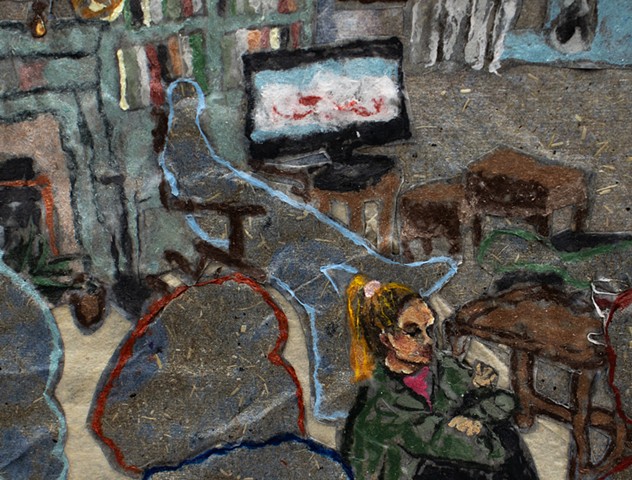 nighttime in the living room (detail)