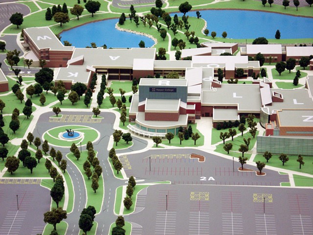 Harper Junior College Campus Model